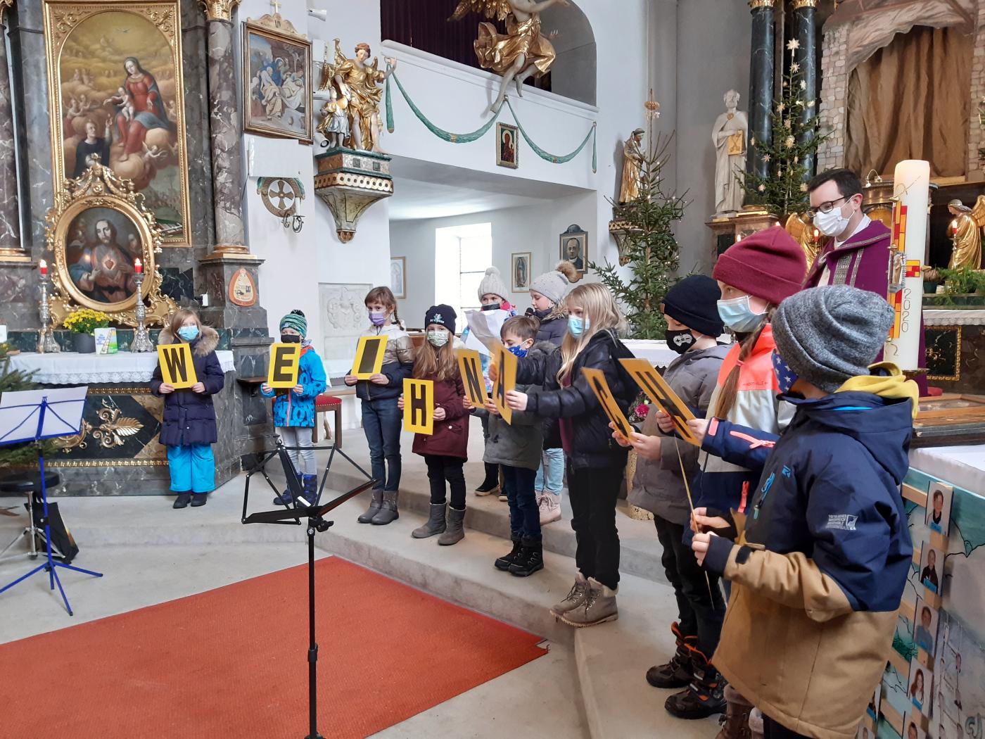 Weihnachtsandacht Gruppenbild