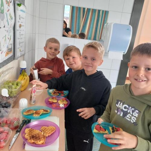 Waffeln backen 3